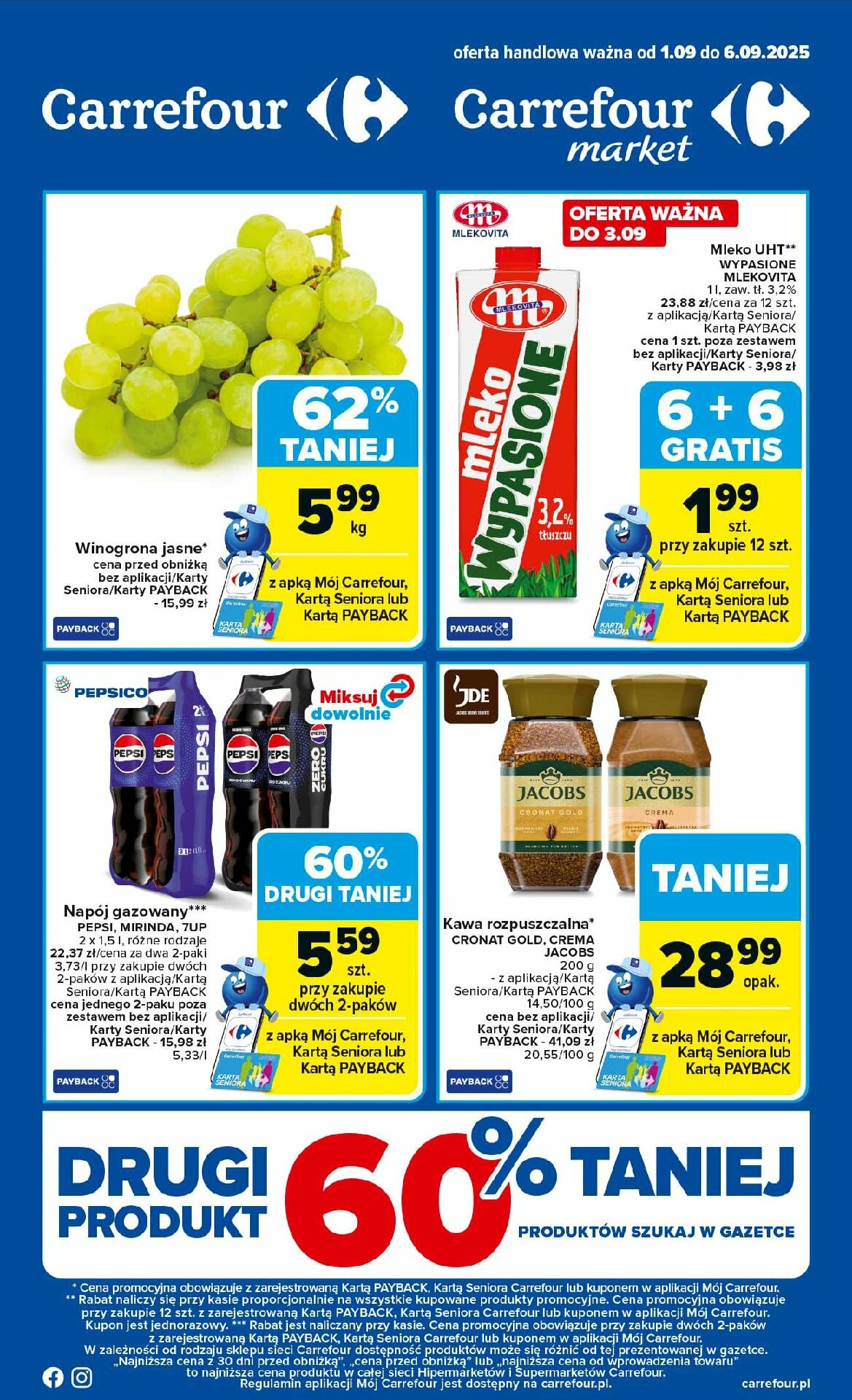 carrefour - Gazetka Carrefour - Market - ważna od 01.09. do 06.09.