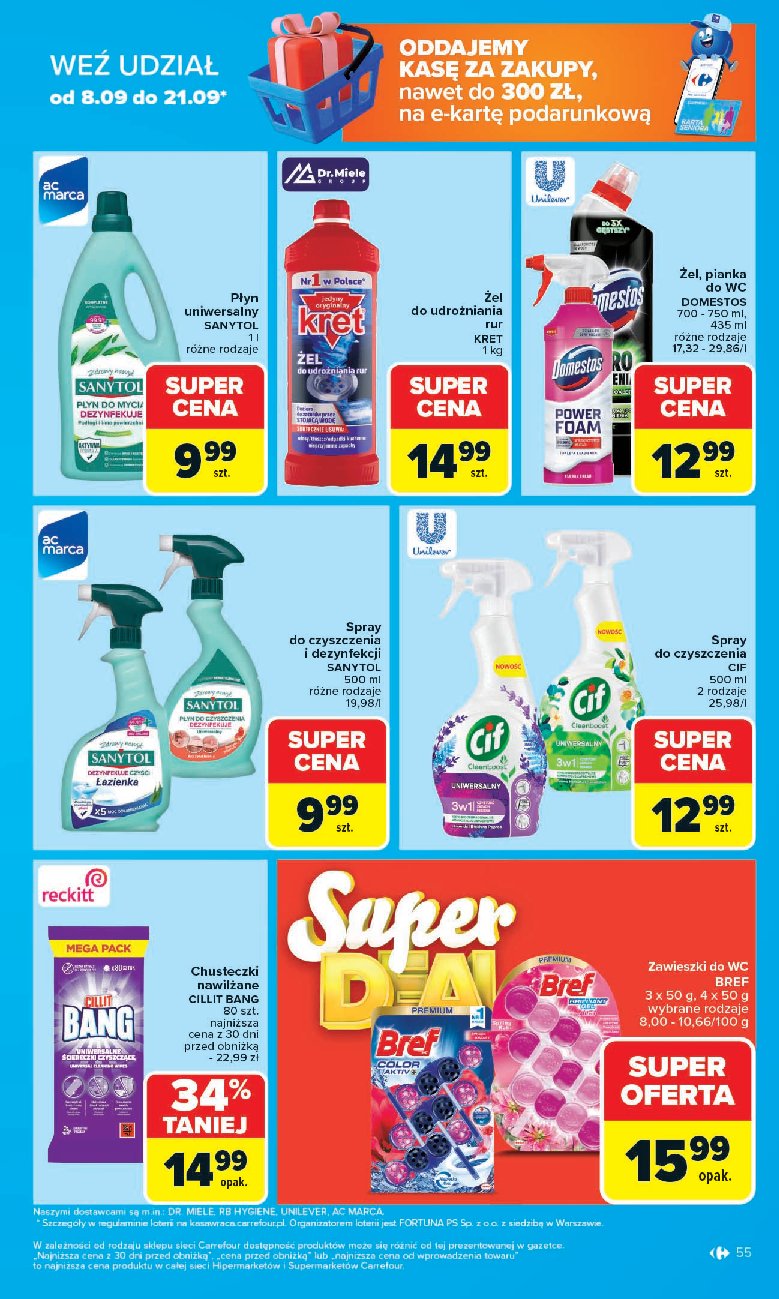 carrefour - Gazetka Carrefour - ważna od 08.09. do 13.09. - page: 55 carrefour - Gazetka Carrefour - ważna od 08.09. do 13.09. - page: 55
