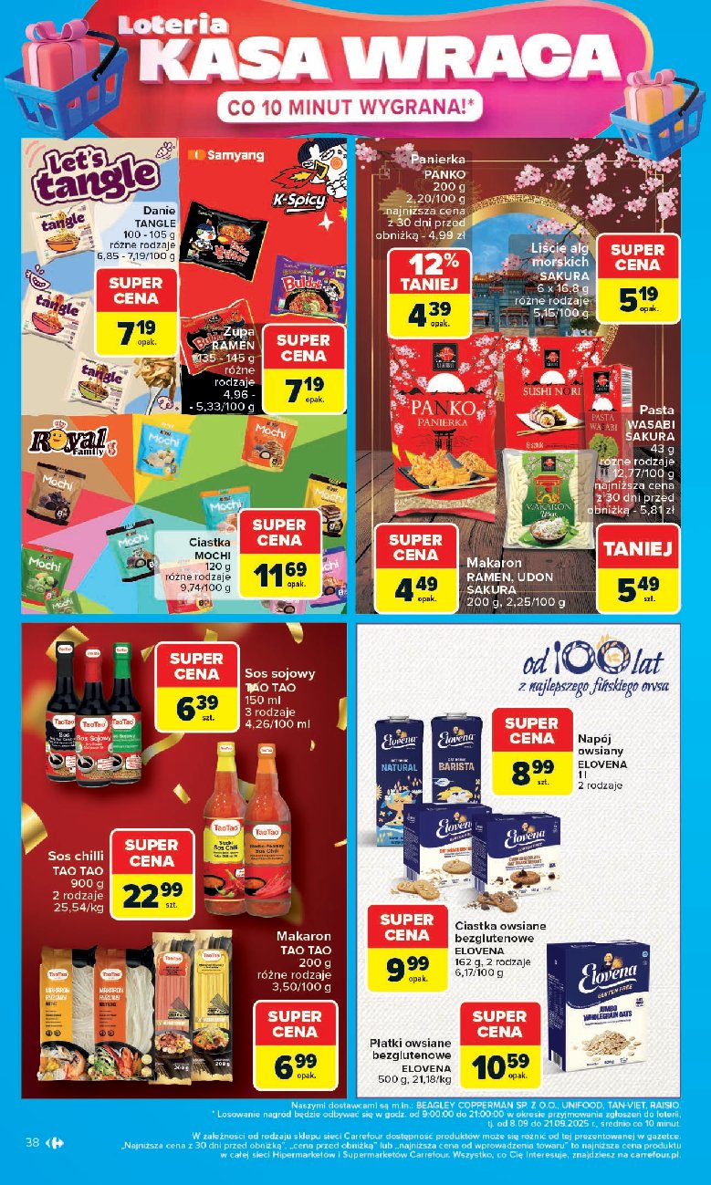 carrefour - Gazetka Carrefour - ważna od 08.09. do 13.09. - page: 38 carrefour - Gazetka Carrefour - ważna od 08.09. do 13.09. - page: 38