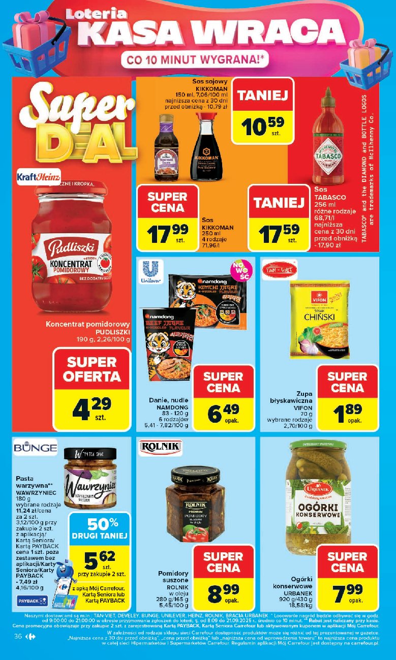 carrefour - Gazetka Carrefour - ważna od 08.09. do 13.09. - page: 36 carrefour - Gazetka Carrefour - ważna od 08.09. do 13.09. - page: 36
