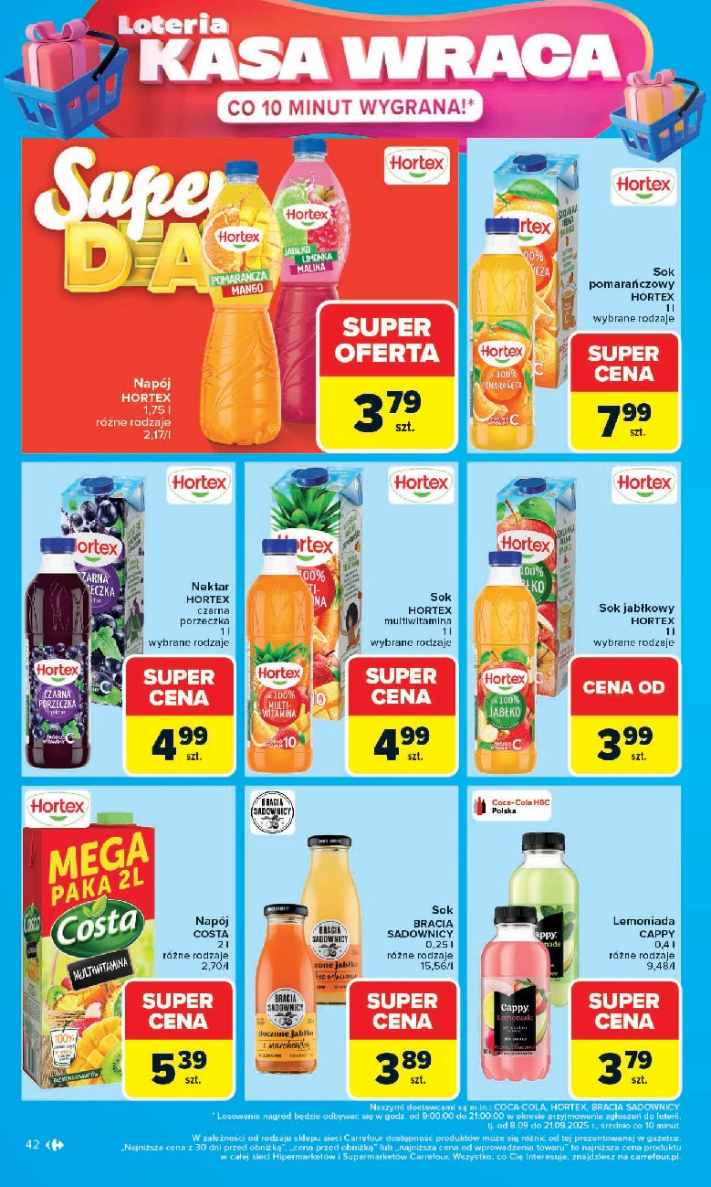 carrefour - Gazetka Carrefour - ważna od 08.09. do 13.09. - page: 42 carrefour - Gazetka Carrefour - ważna od 08.09. do 13.09. - page: 42