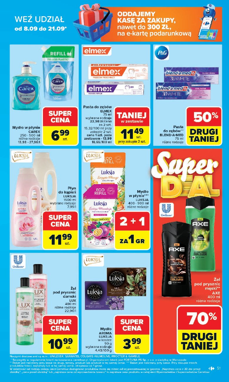 carrefour - Gazetka Carrefour - ważna od 08.09. do 13.09. - page: 51 carrefour - Gazetka Carrefour - ważna od 08.09. do 13.09. - page: 51