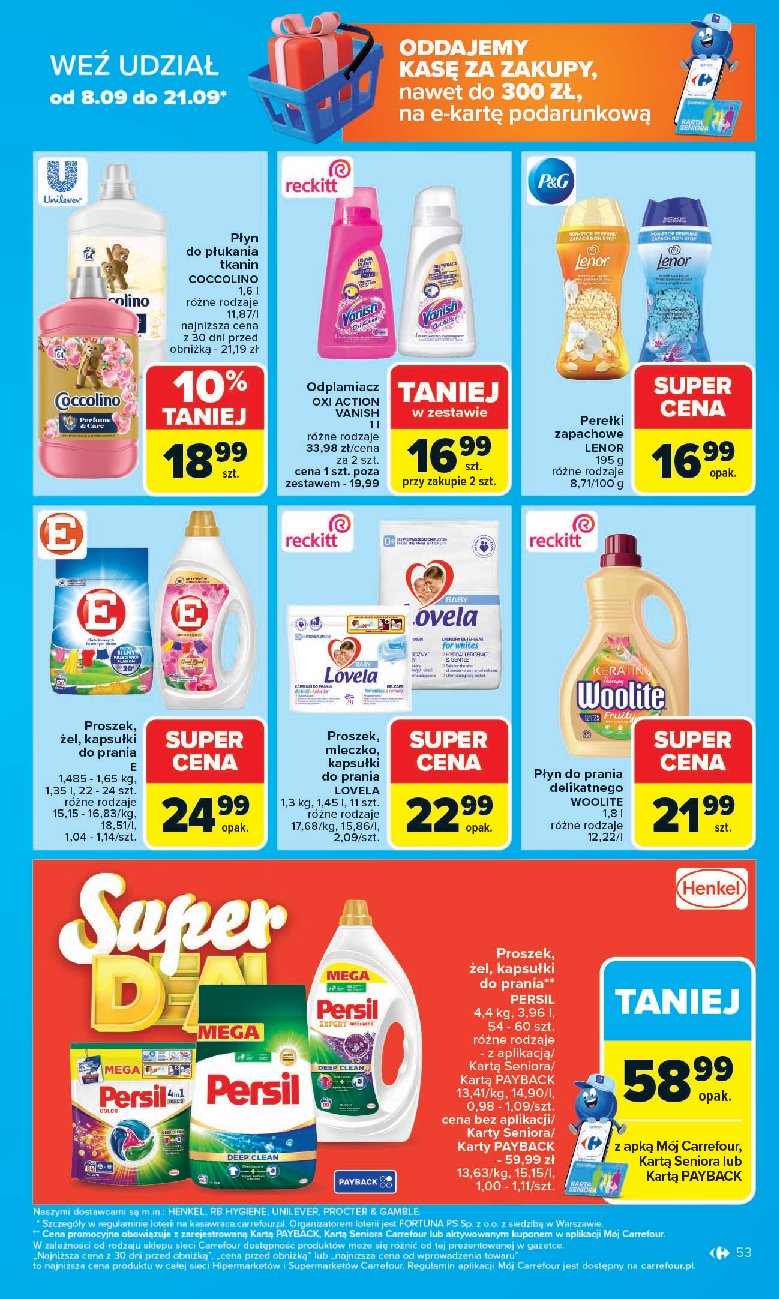 carrefour - Gazetka Carrefour - ważna od 08.09. do 13.09. - page: 53 carrefour - Gazetka Carrefour - ważna od 08.09. do 13.09. - page: 53