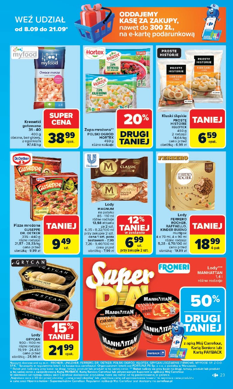 carrefour - Gazetka Carrefour - ważna od 08.09. do 13.09. - page: 23 carrefour - Gazetka Carrefour - ważna od 08.09. do 13.09. - page: 23