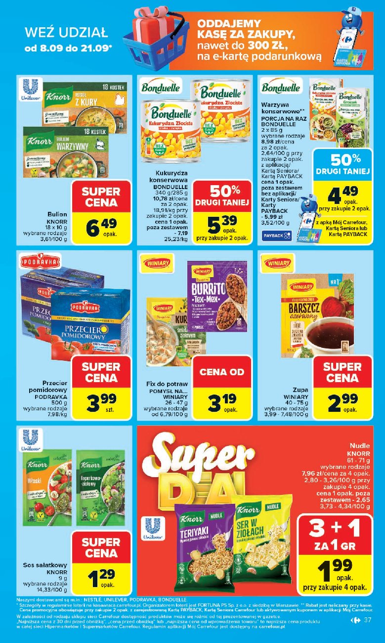carrefour - Gazetka Carrefour - ważna od 08.09. do 13.09. - page: 37 carrefour - Gazetka Carrefour - ważna od 08.09. do 13.09. - page: 37