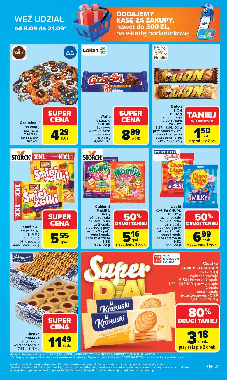 carrefour - Gazetka Carrefour - ważna od 08.09. do 13.09. - page: 27 carrefour - Gazetka Carrefour - ważna od 08.09. do 13.09. - page: 27