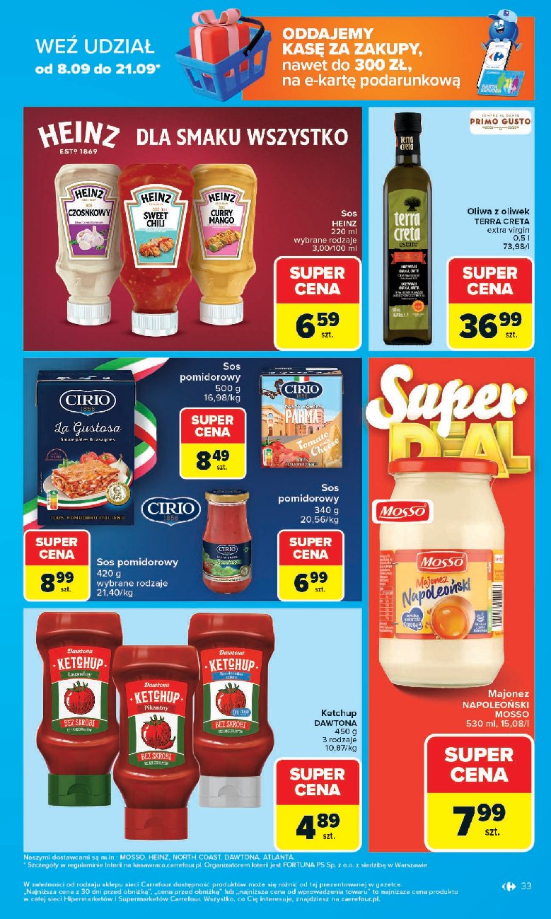 carrefour - Gazetka Carrefour - ważna od 08.09. do 13.09. - page: 33 carrefour - Gazetka Carrefour - ważna od 08.09. do 13.09. - page: 33