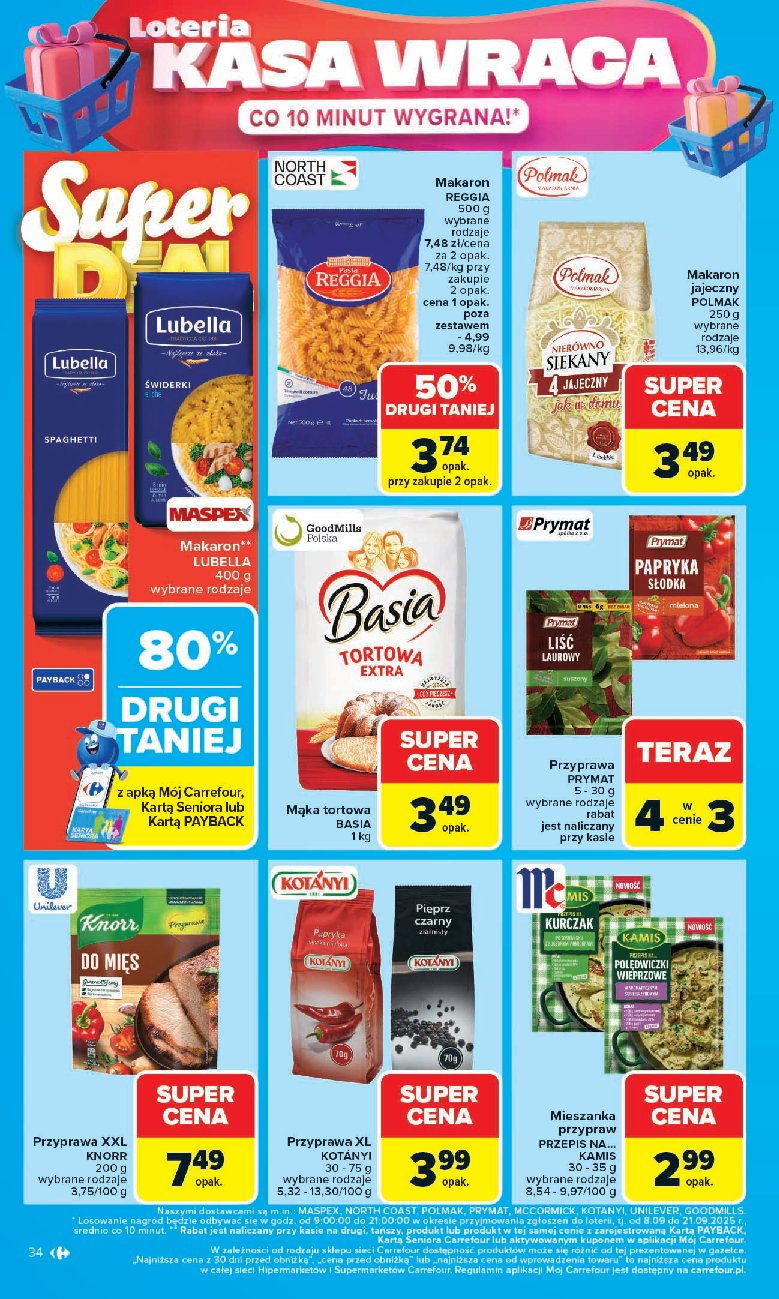 carrefour - Gazetka Carrefour - ważna od 08.09. do 13.09. - page: 34 carrefour - Gazetka Carrefour - ważna od 08.09. do 13.09. - page: 34