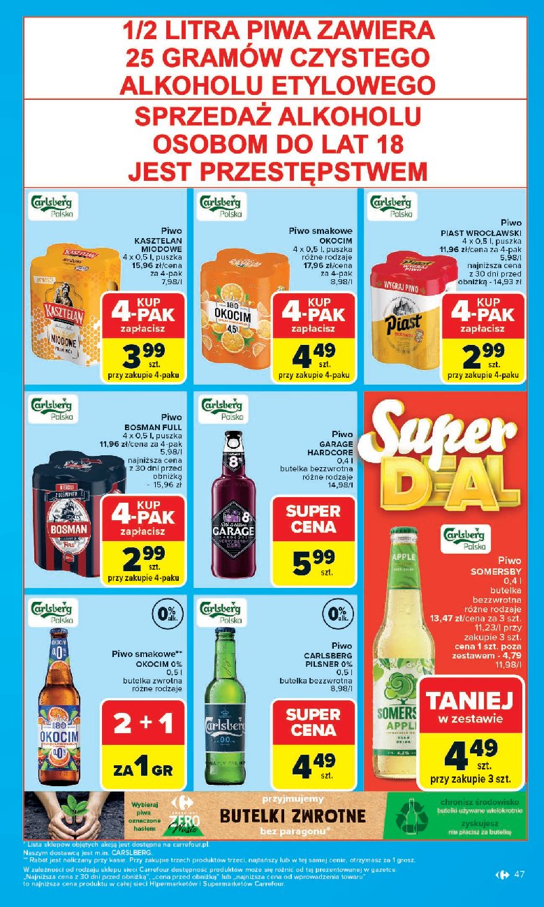 carrefour - Gazetka Carrefour - ważna od 08.09. do 13.09. - page: 47 carrefour - Gazetka Carrefour - ważna od 08.09. do 13.09. - page: 47