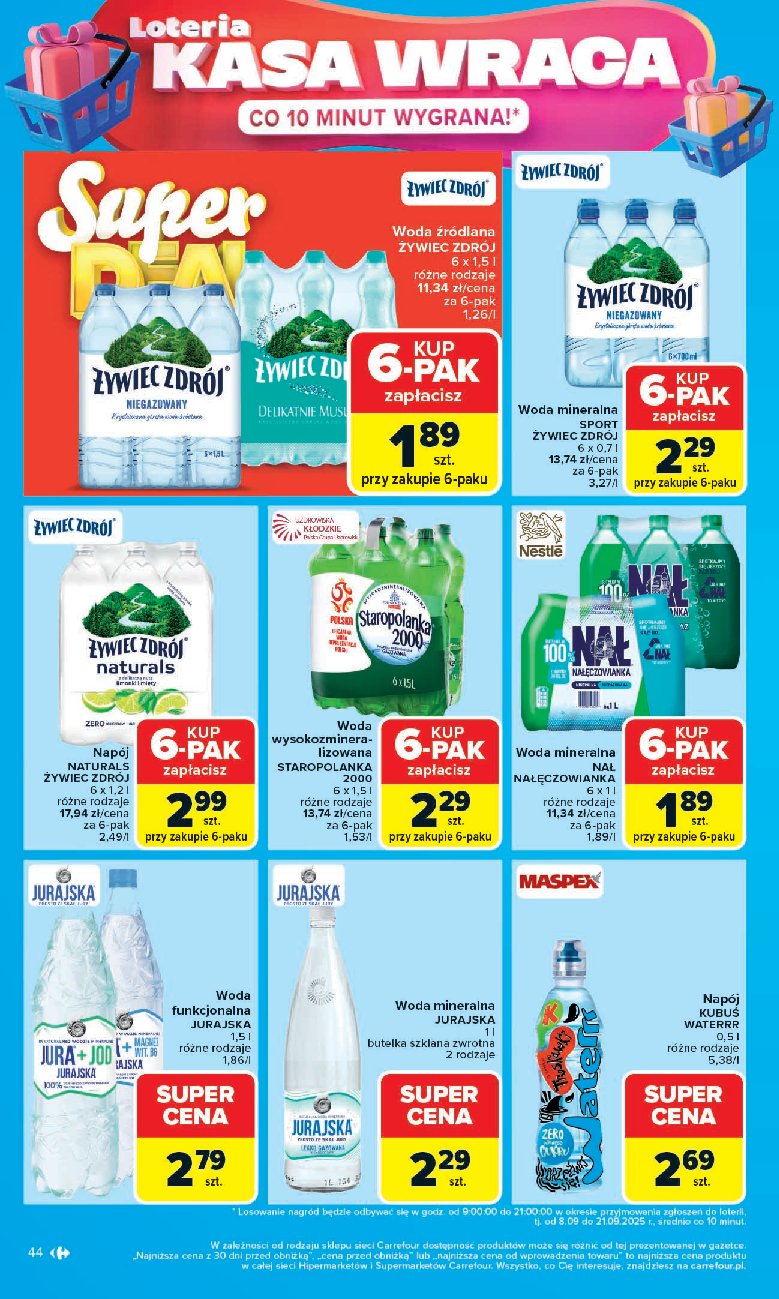 carrefour - Gazetka Carrefour - ważna od 08.09. do 13.09. - page: 44 carrefour - Gazetka Carrefour - ważna od 08.09. do 13.09. - page: 44