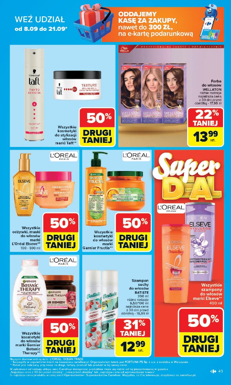 carrefour - Gazetka Carrefour - ważna od 08.09. do 13.09. - page: 49 carrefour - Gazetka Carrefour - ważna od 08.09. do 13.09. - page: 49