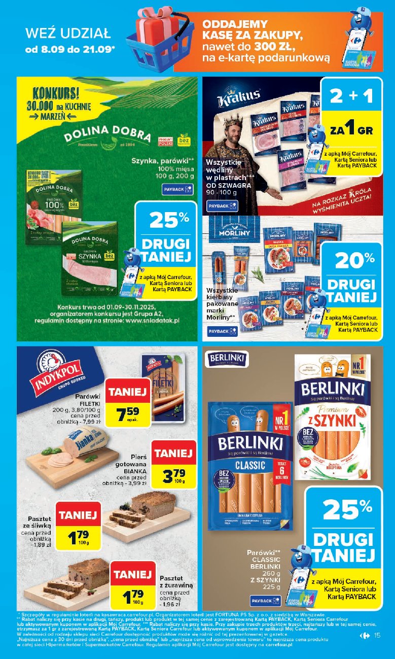 carrefour - Gazetka Carrefour - ważna od 08.09. do 13.09. - page: 15 carrefour - Gazetka Carrefour - ważna od 08.09. do 13.09. - page: 15