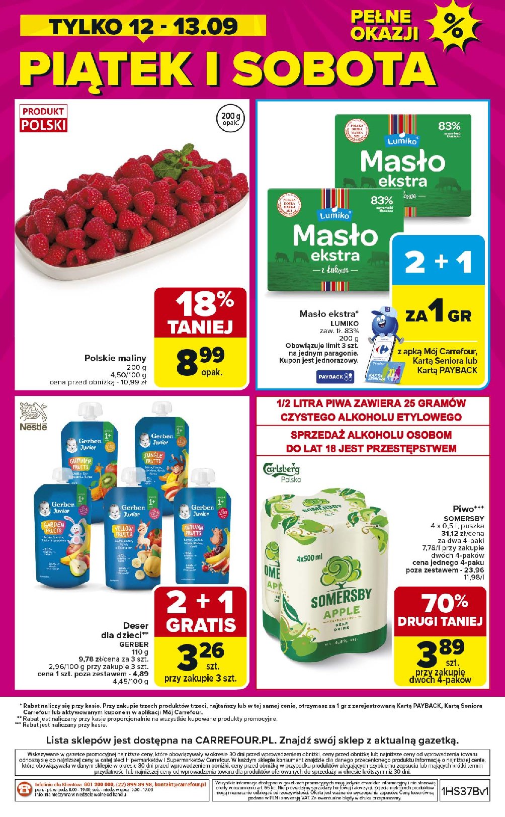 carrefour - Gazetka Carrefour - Weekend promek już od czwartku! - ważna od 11.09. do 13.09. - page: 8