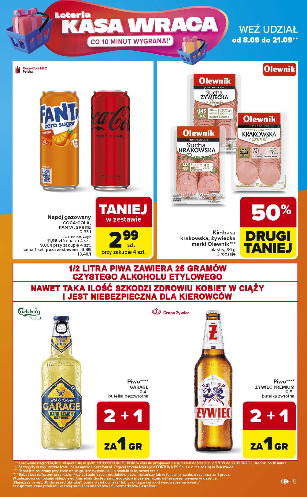 carrefour - Gazetka Carrefour - Weekend promek już od czwartku! - ważna od 11.09. do 13.09. - page: 5