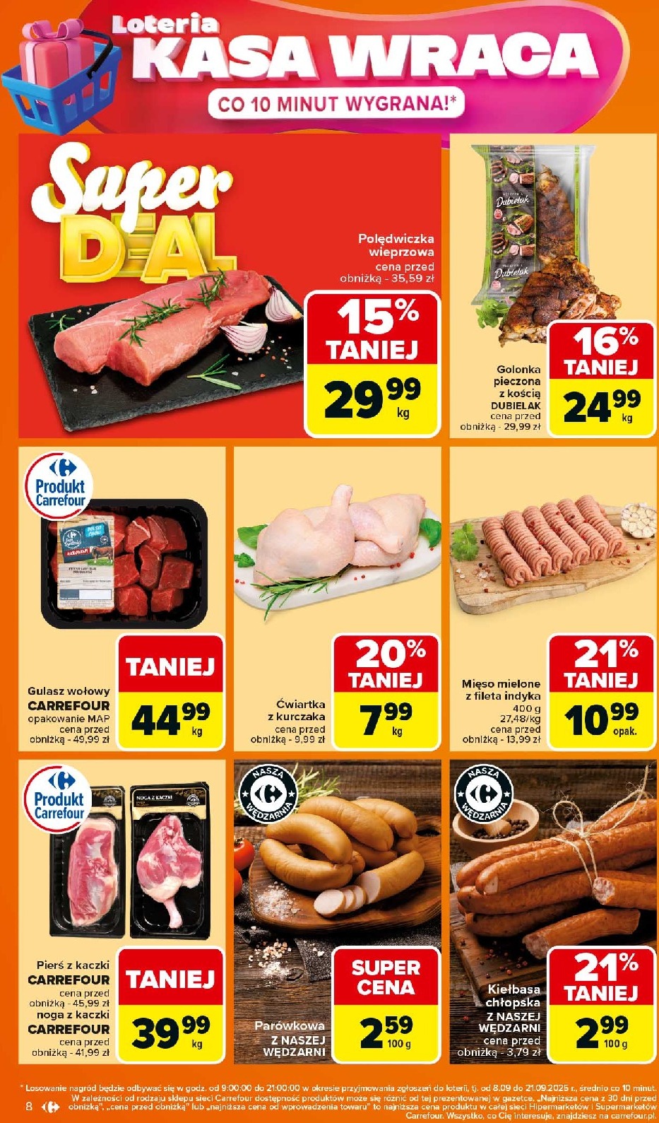 carrefour - Gazetka Carrefour - ważna od 15.09. do 20.09. - page: 8