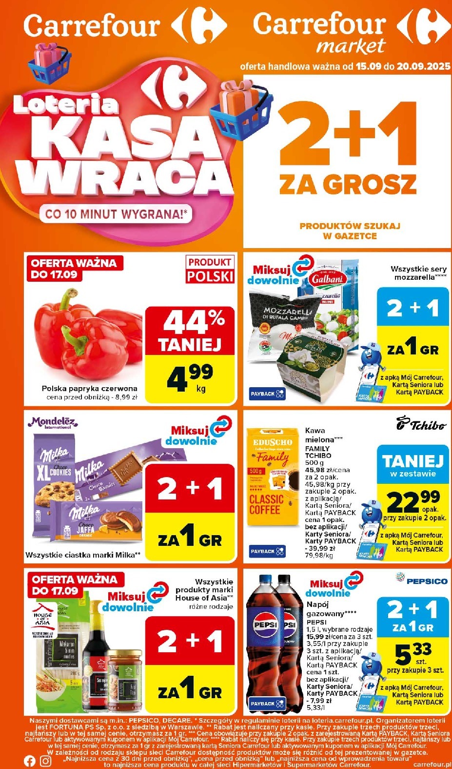 carrefour - Gazetka Carrefour - ważna od 15.09. do 20.09.