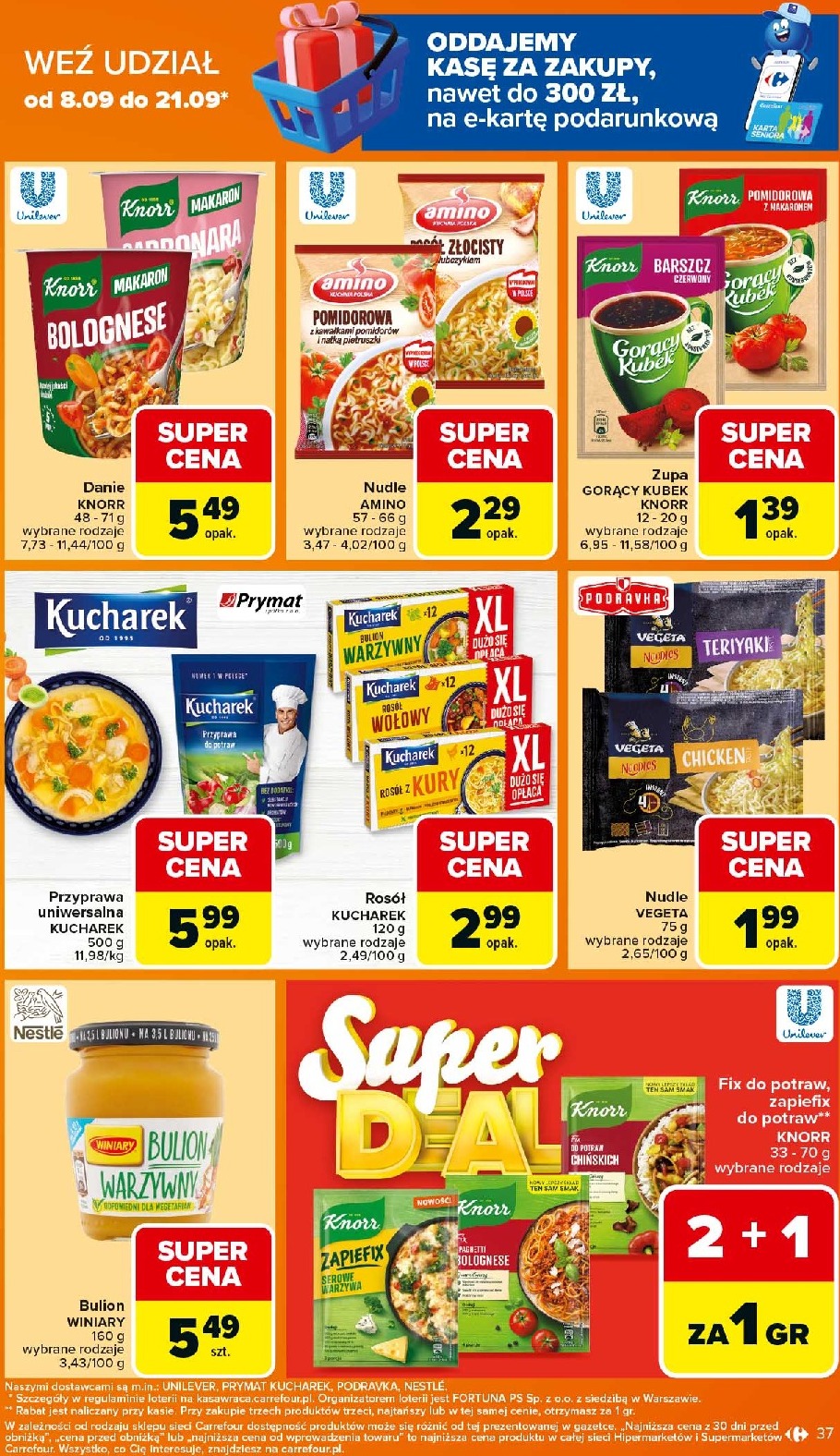 carrefour - Gazetka Carrefour - ważna od 15.09. do 20.09. - page: 37
