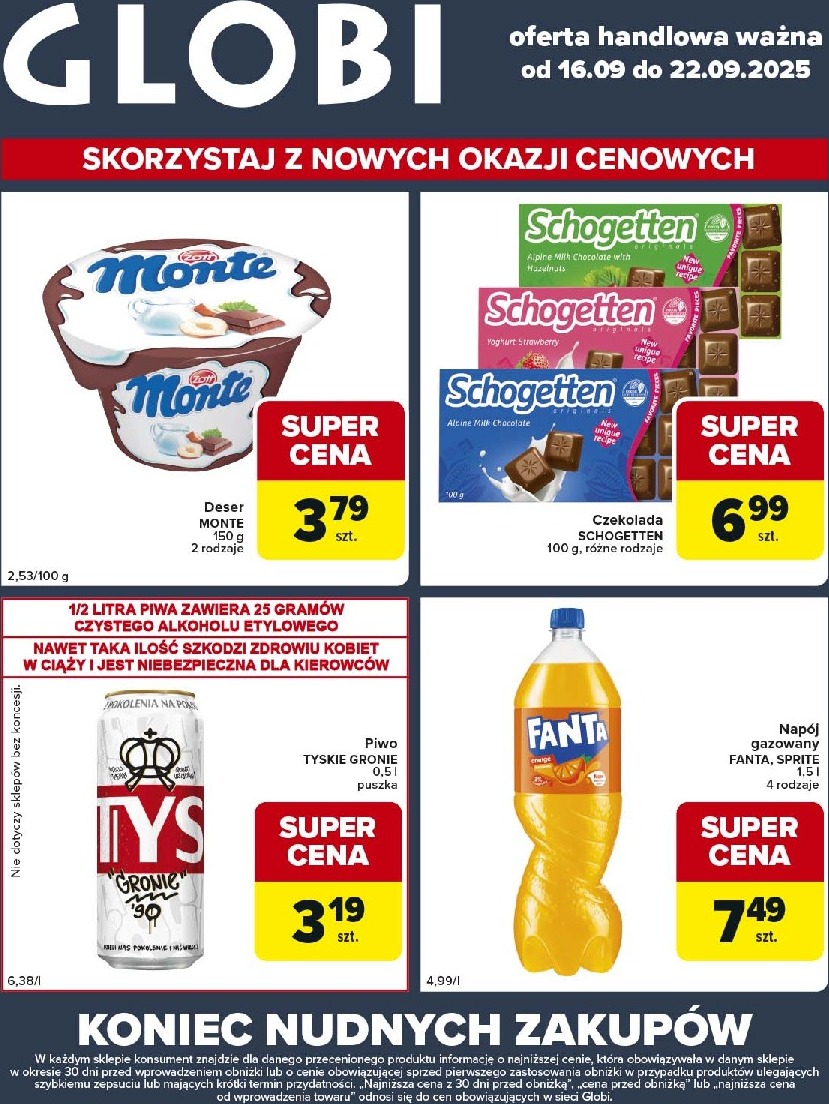 carrefour - Gazetka Carrefour - Globi - ważna od 16.09. do 22.09.