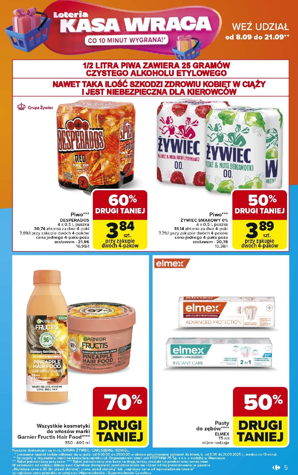 carrefour - Gazetka Carrefour - Weekend promek już od czwartku! - ważna od 18.09. do 20.09. - page: 5