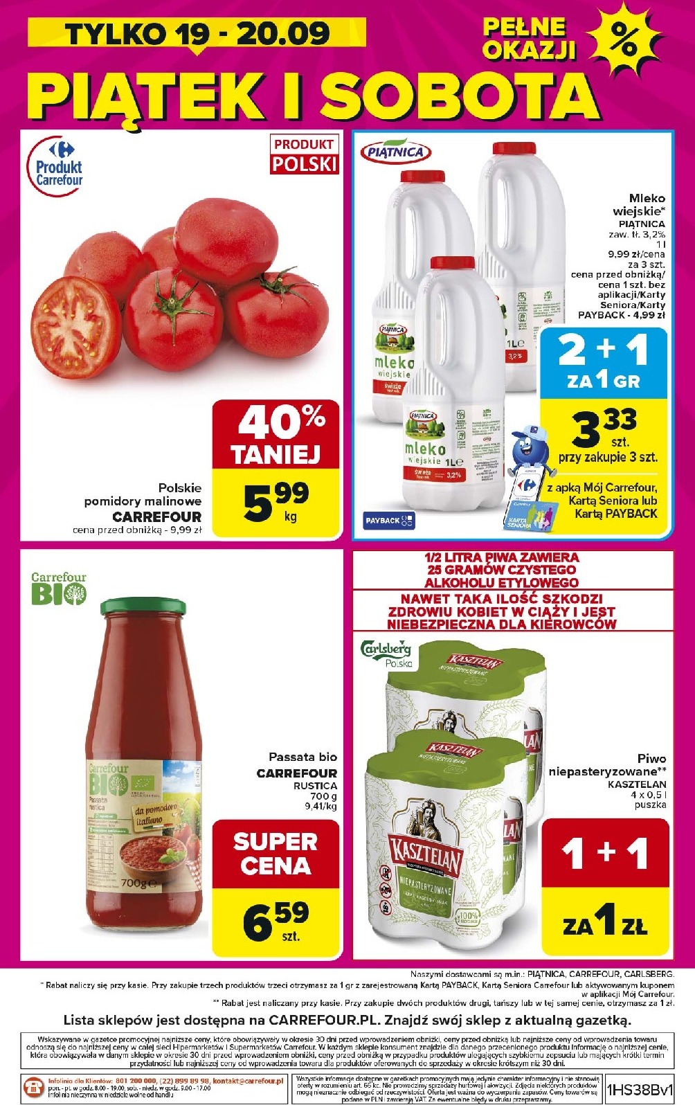 carrefour - Gazetka Carrefour - Weekend promek już od czwartku! - ważna od 18.09. do 20.09. - page: 8