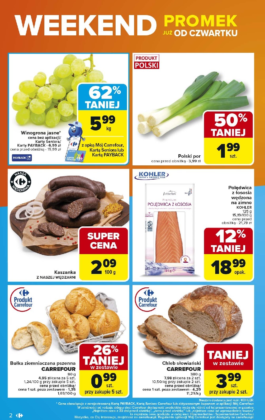 carrefour - Gazetka Carrefour - Weekend promek już od czwartku! - ważna od 18.09. do 20.09. - page: 2