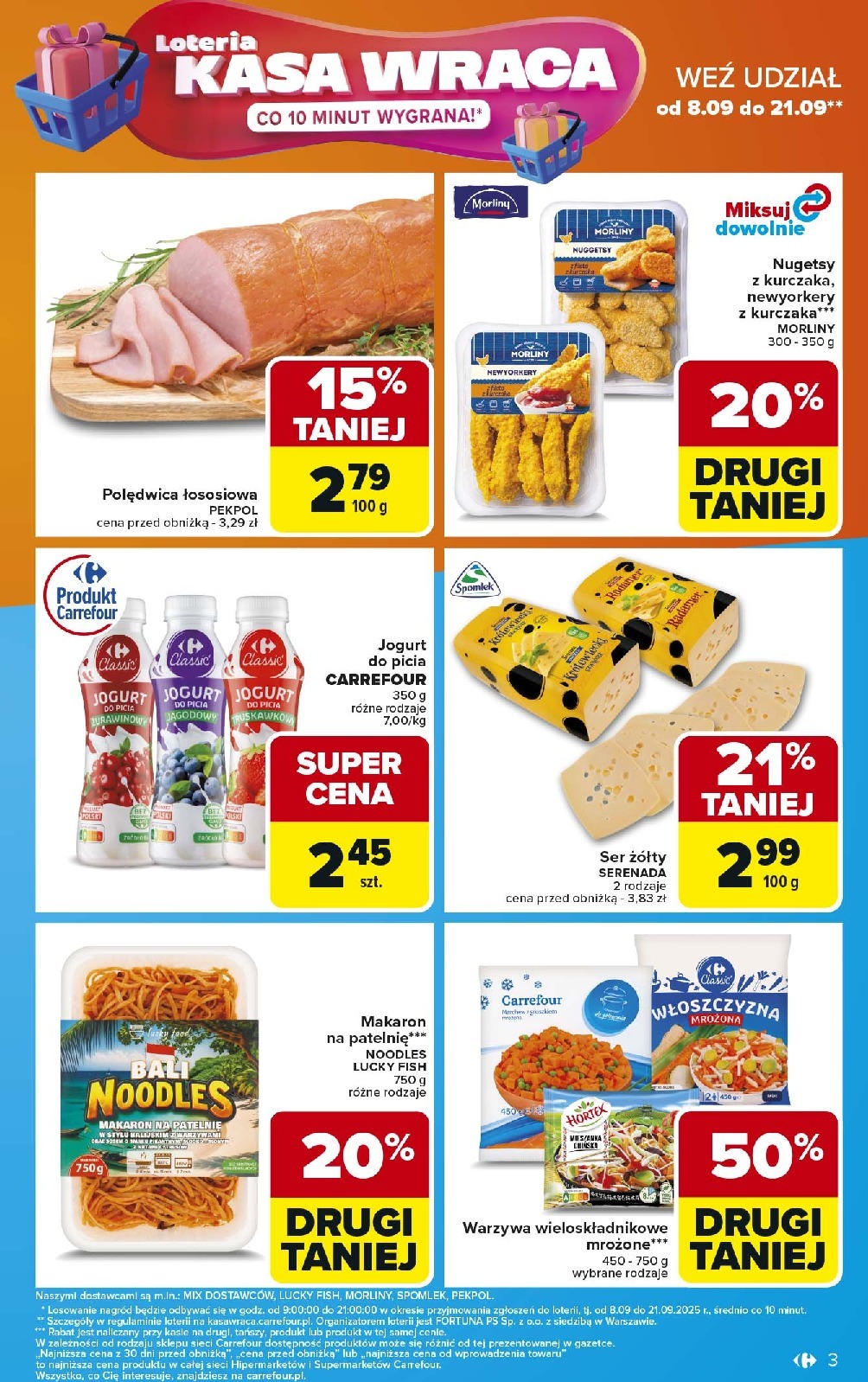 carrefour - Gazetka Carrefour - Weekend promek już od czwartku! - ważna od 18.09. do 20.09. - page: 3
