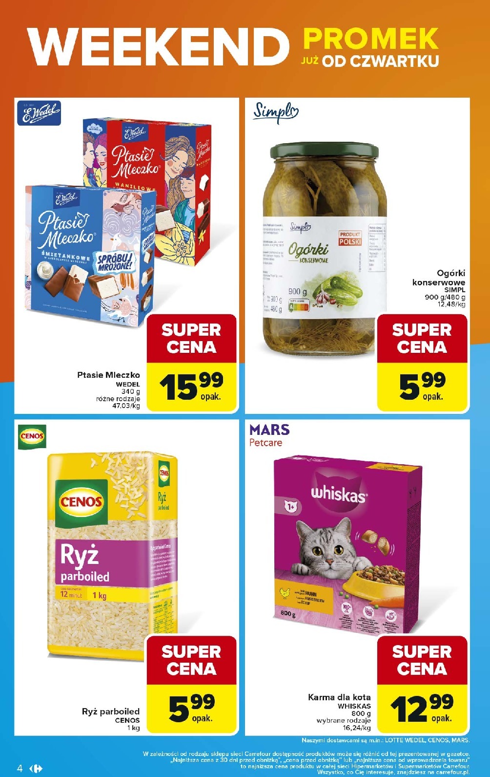 carrefour - Gazetka Carrefour - Weekend promek już od czwartku! - ważna od 18.09. do 20.09. - page: 4