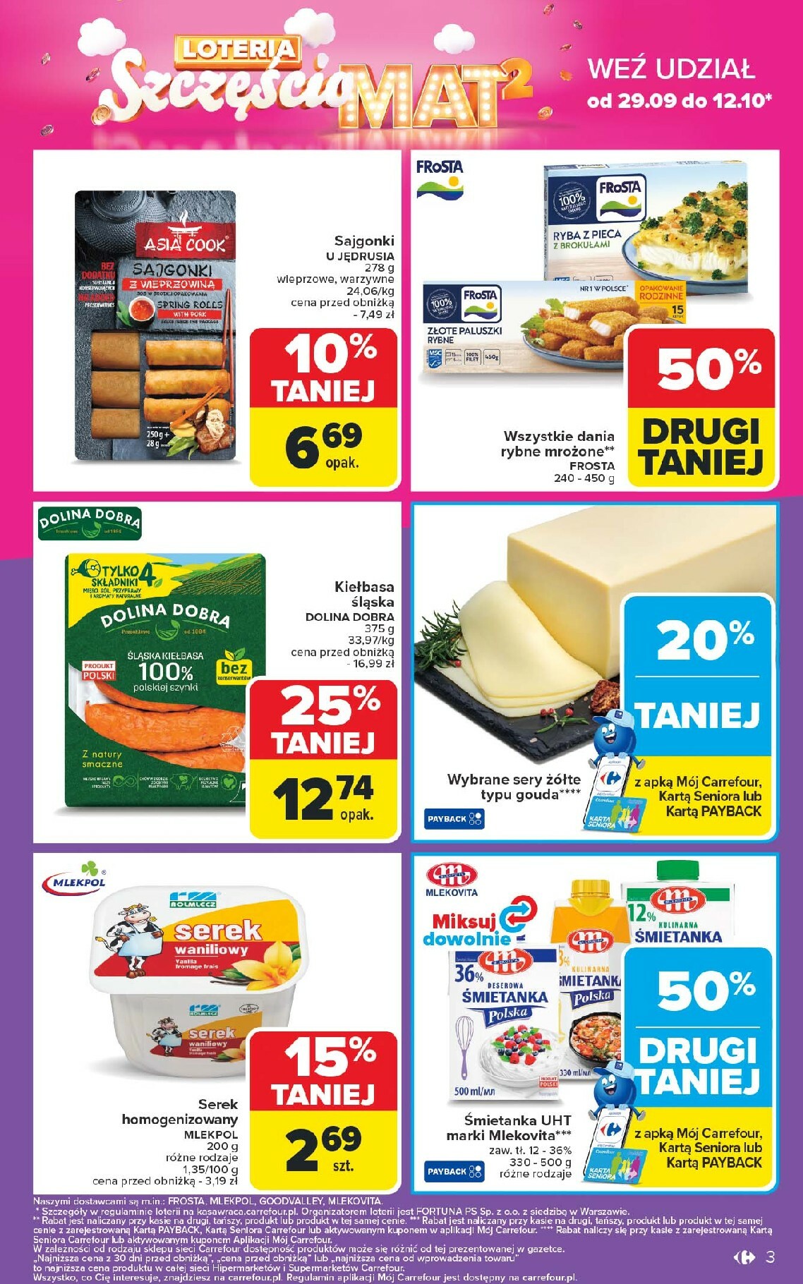 carrefour - Gazetka Carrefour - Weekend promek już od czwartku - ważna od 02.10. do 04.10. - page: 3