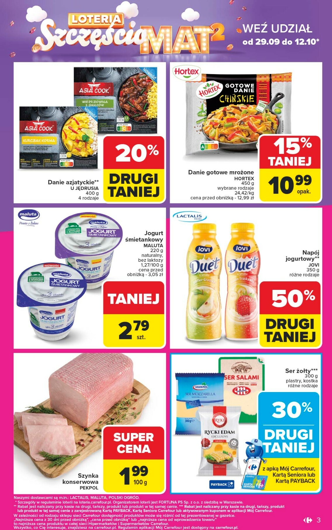 carrefour - Gazetka Carrefour - Weekend promek już od czwartku - ważna od 09.10. do 11.10. - page: 3