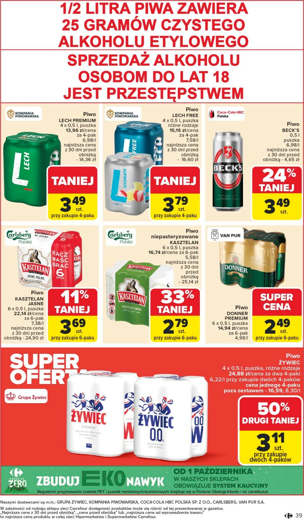 carrefour - Gazetka Carrefour - ważna od 13.10. do 18.10. - page: 39