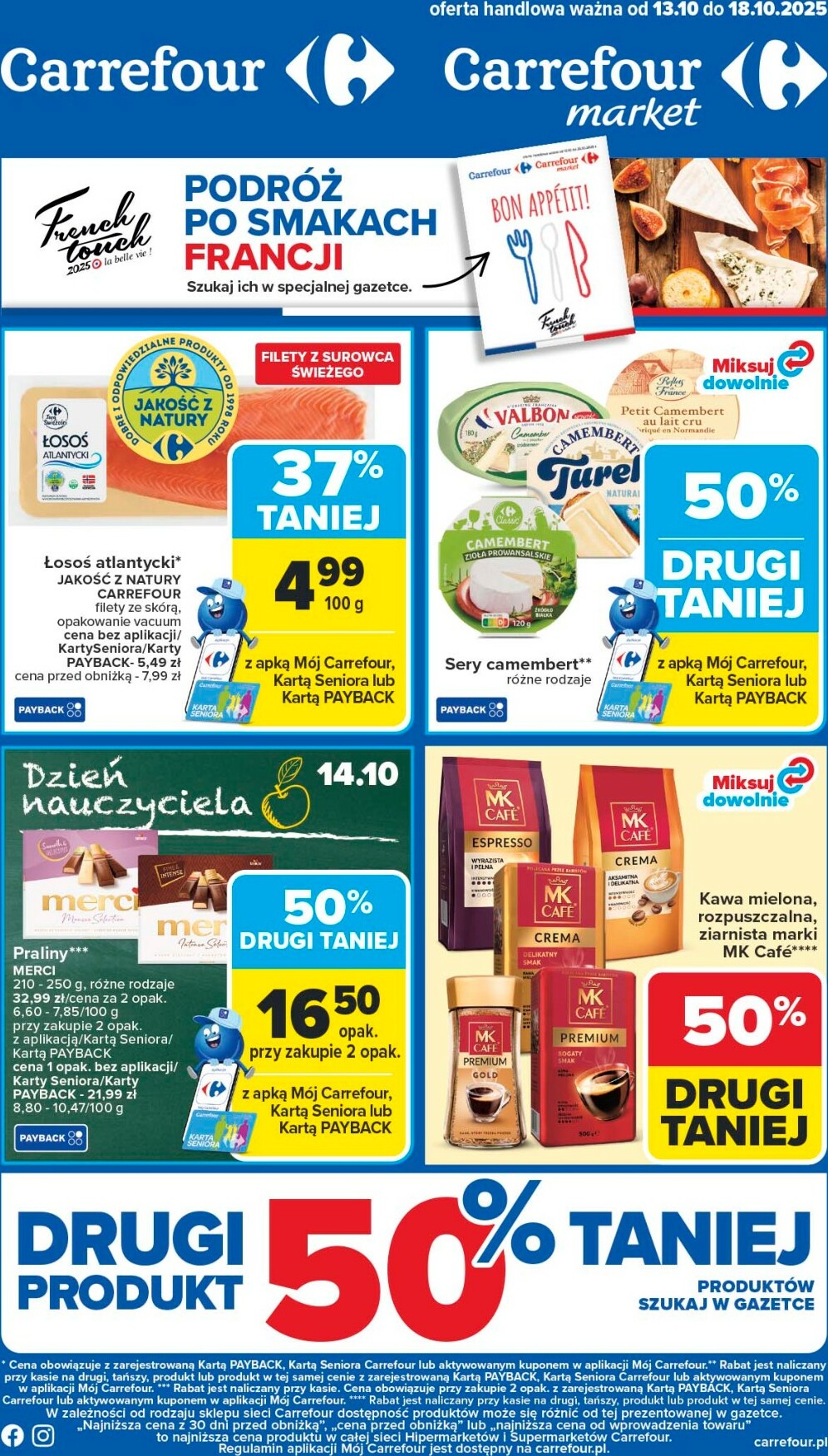 carrefour - Gazetka Carrefour - ważna od 13.10. do 18.10.