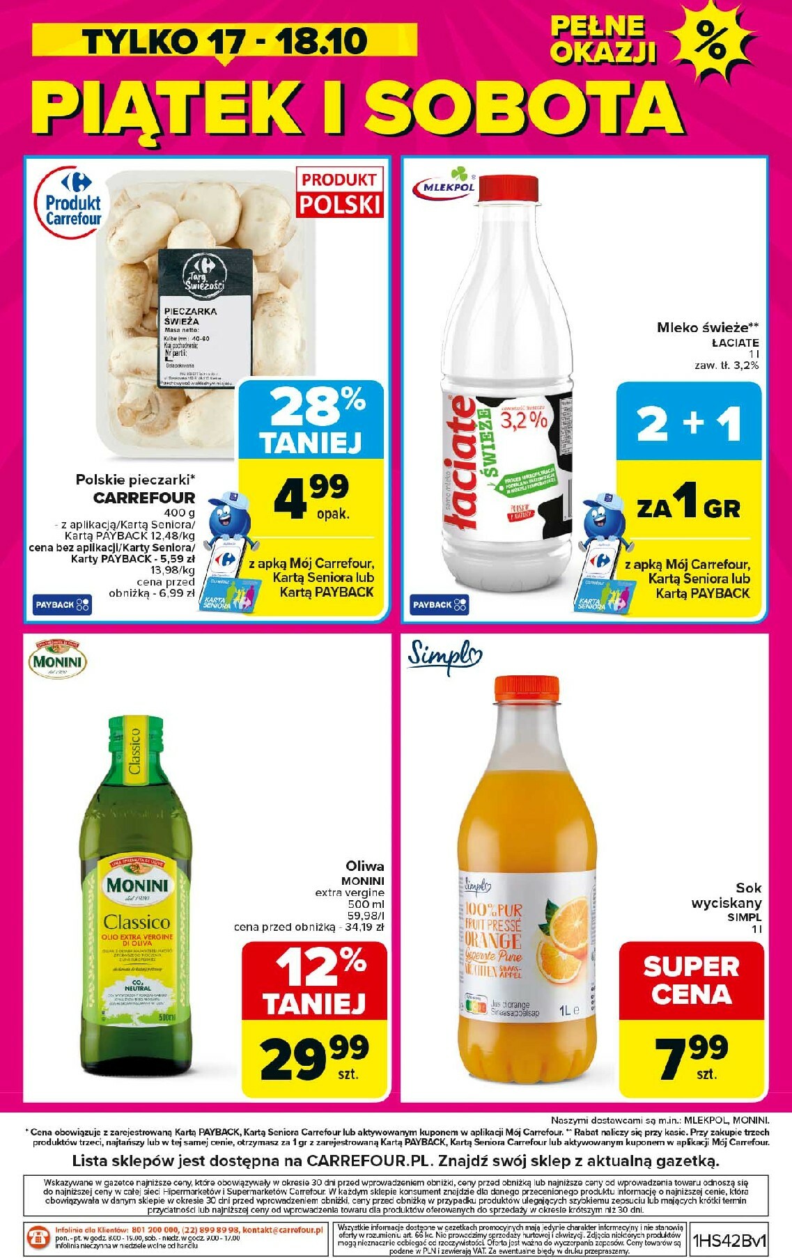 carrefour - Gazetka Carrefour - Weekend promek już od czwartku - ważna od 16.10. do 18.10. - page: 8