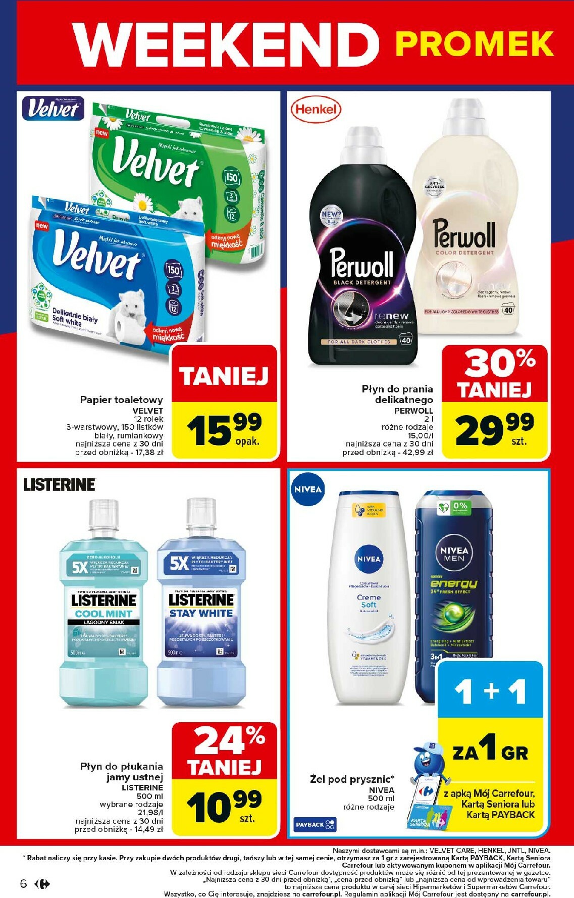 carrefour - Gazetka Carrefour - Weekend promek już od czwartku - ważna od 16.10. do 18.10. - page: 6
