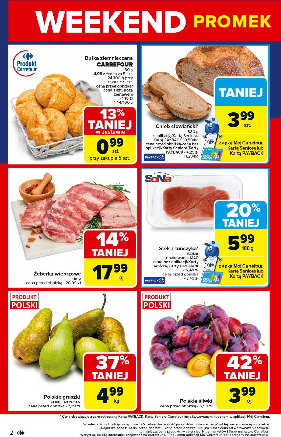 carrefour - Gazetka Carrefour - Weekend promek już od czwartku - ważna od 16.10. do 18.10. - page: 2