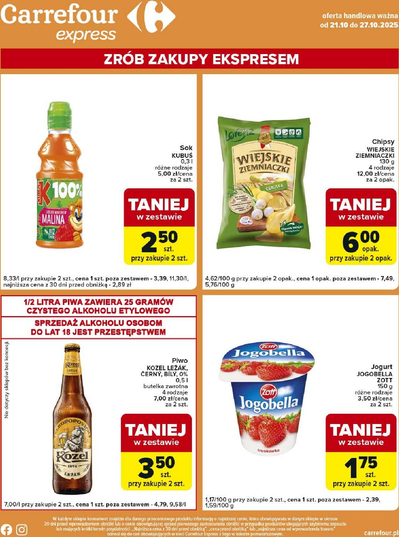 carrefour - Gazetka Carrefour - Express 1 - ważna od 21.10. do 27.10. - page: 2