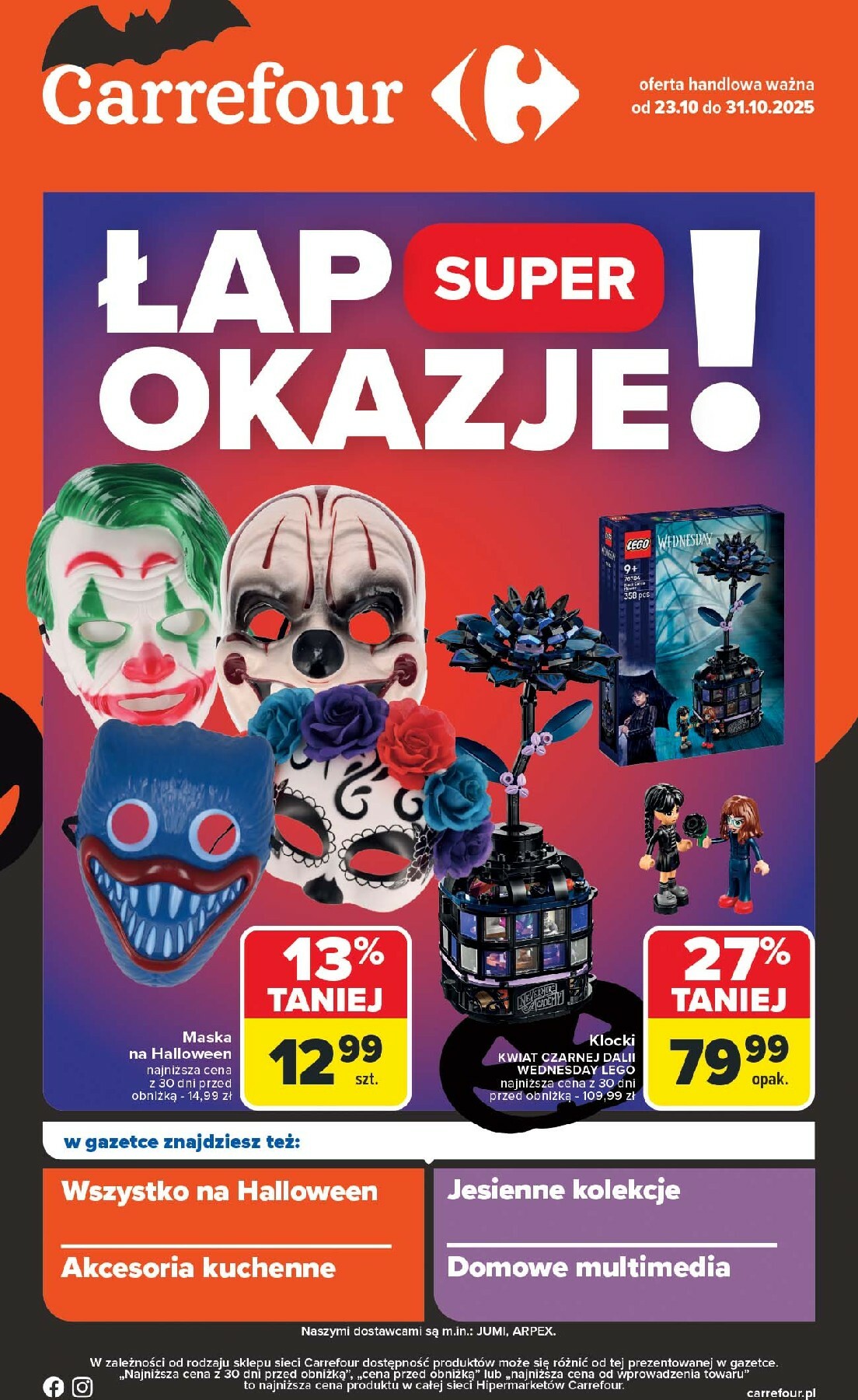 carrefour - Gazetka Carrefour - Łap super okazje od czwartku - ważna od 23.10. do 31.10.