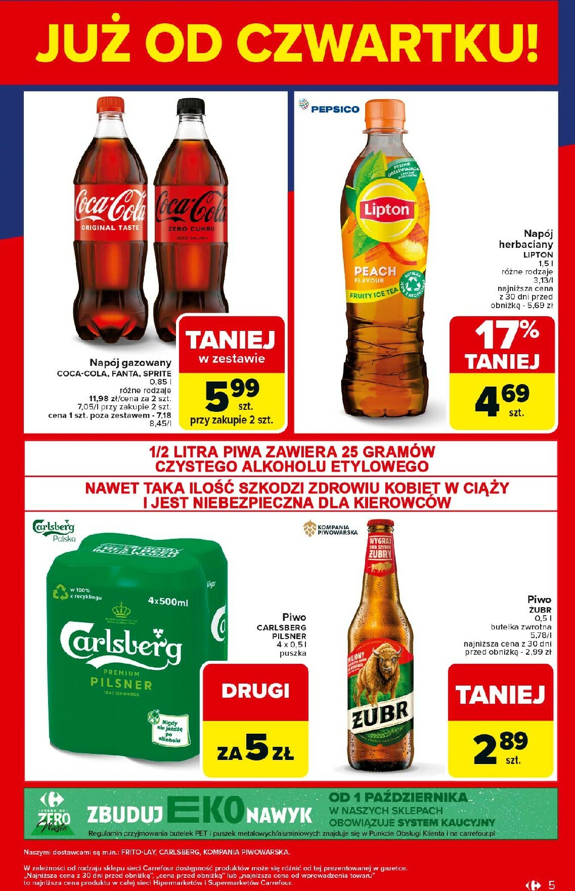 carrefour - Gazetka Carrefour - Weekend okazji już od czwartku - ważna od 23.10. do 25.10. - page: 5