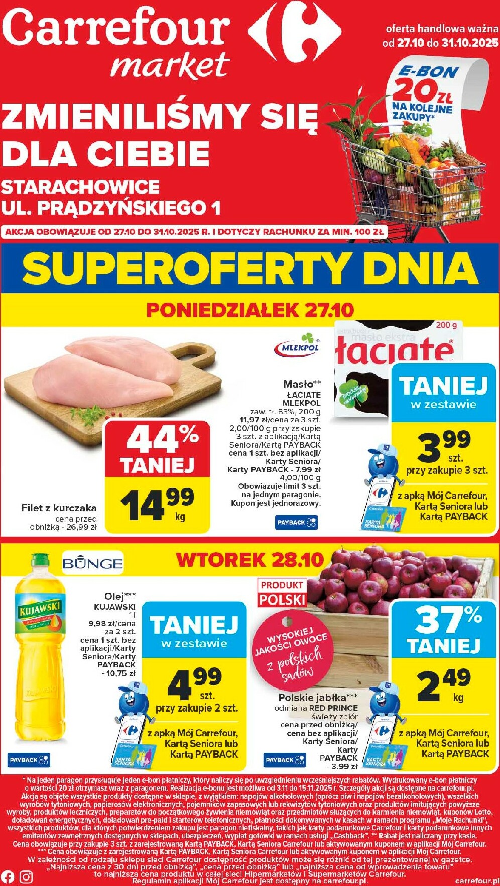 carrefour - Gazetka Carrefour Market - Zmieniliśmy się dla Ciebie - ważna od 27.10. do 31.10.
