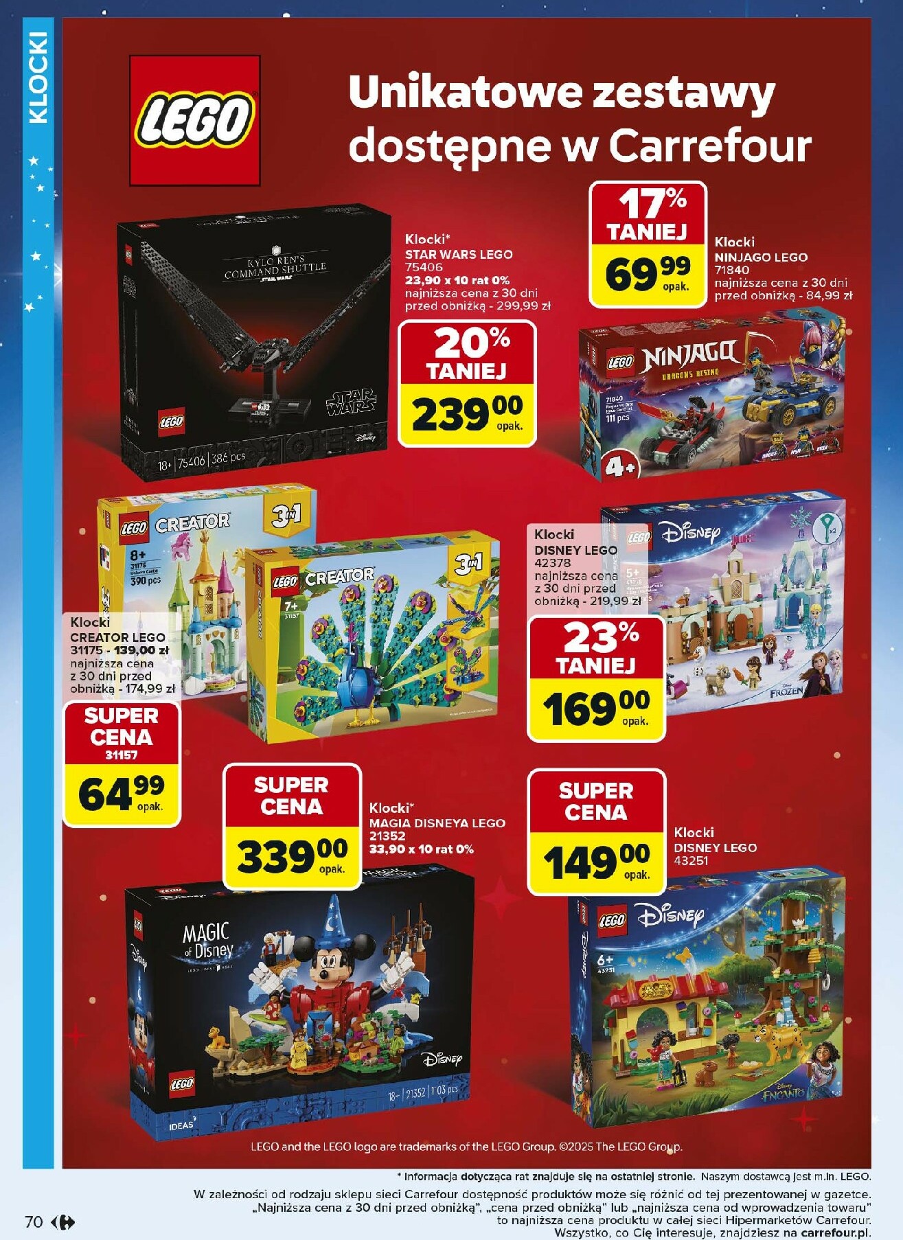 carrefour - Gazetka Carrefour - Zabawki - ważna od 03.11. do 23.12. - page: 70 carrefour - Gazetka Carrefour - Zabawki - ważna od 03.11. do 23.12. - page: 70