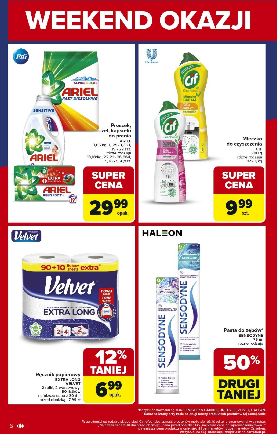carrefour - Gazetka Carrefour - Weekend okazji już od środy! - ważna od 29.10. do 31.10. - page: 6