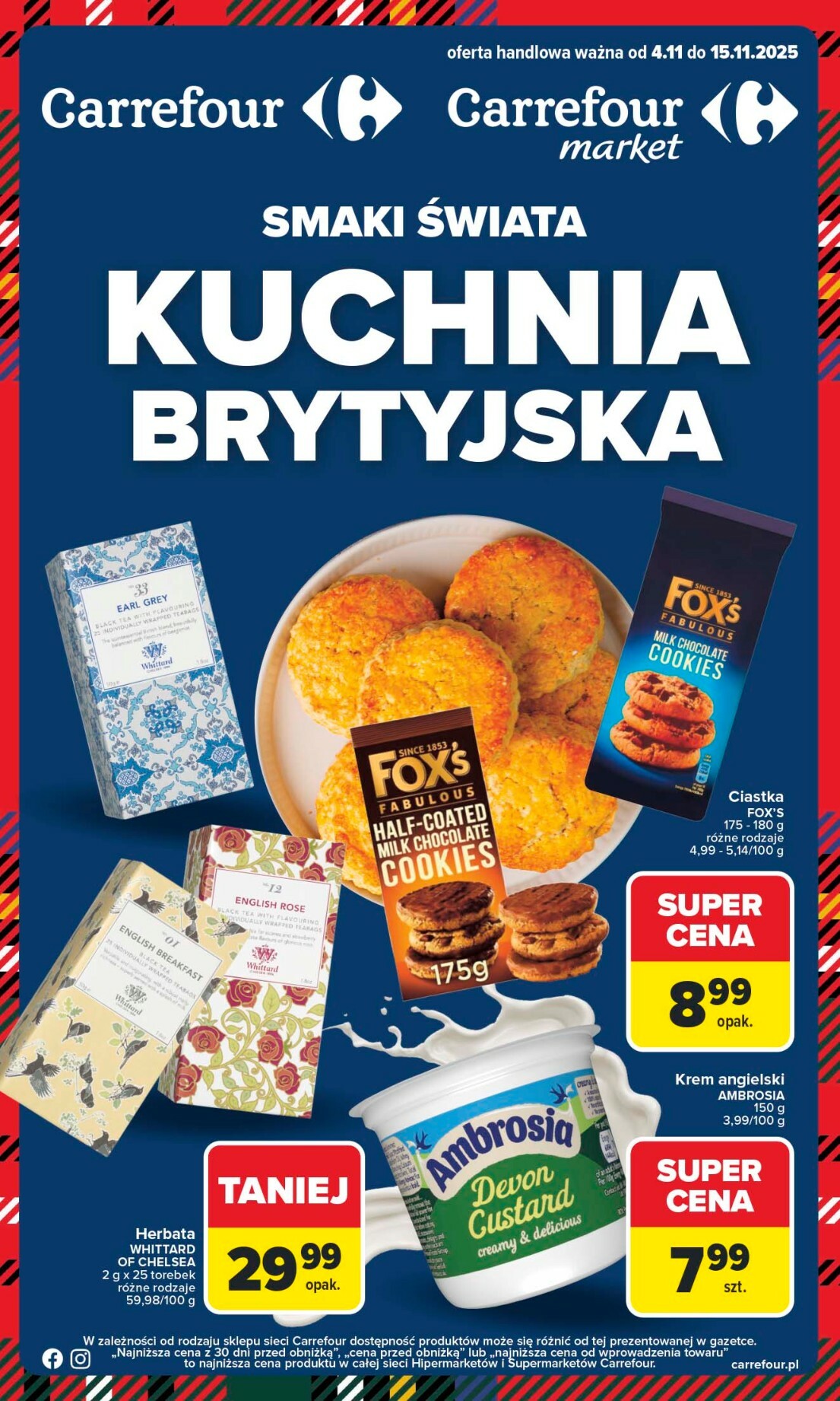 carrefour - Gazetka Carrefour - Kuchnia brytyjska od wtorku - ważna od 04.11. do 15.11.