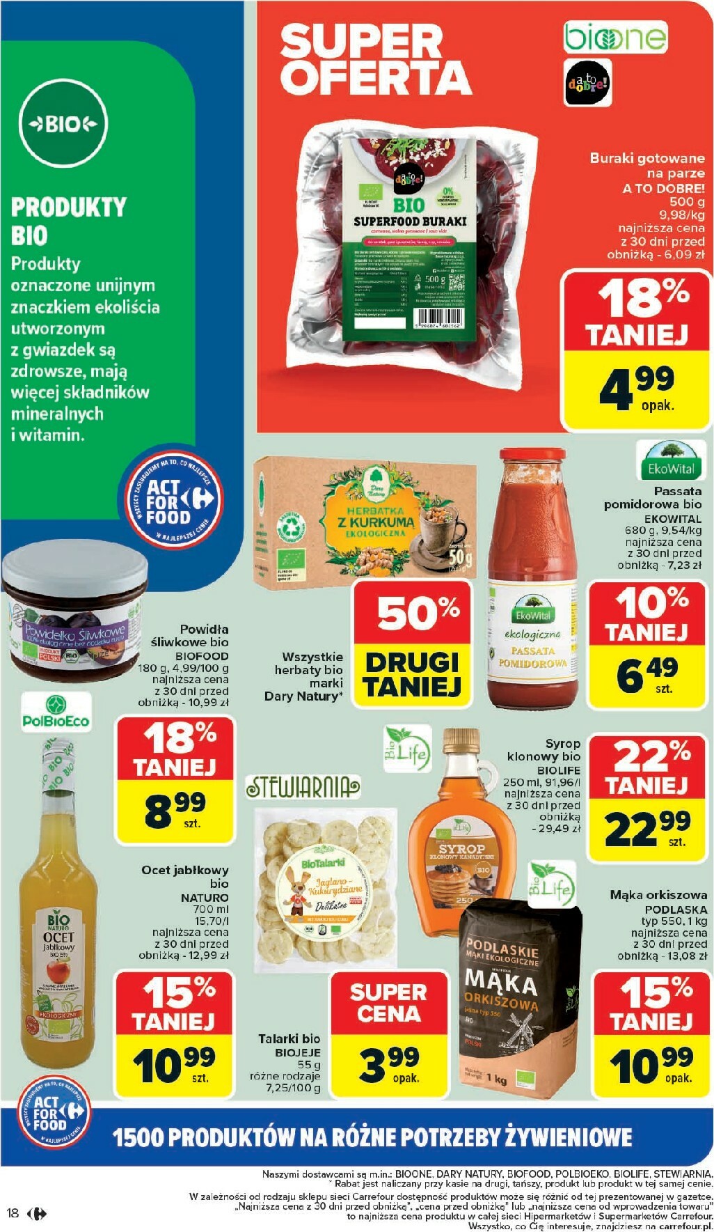 carrefour - Gazetka Carrefour - Act for food - ważna od 03.11. do 15.11. - page: 18