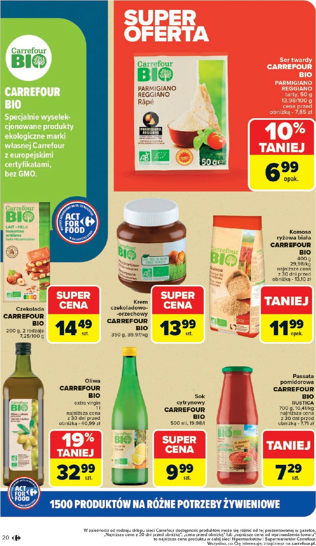 carrefour - Gazetka Carrefour - Act for food - ważna od 03.11. do 15.11. - page: 20