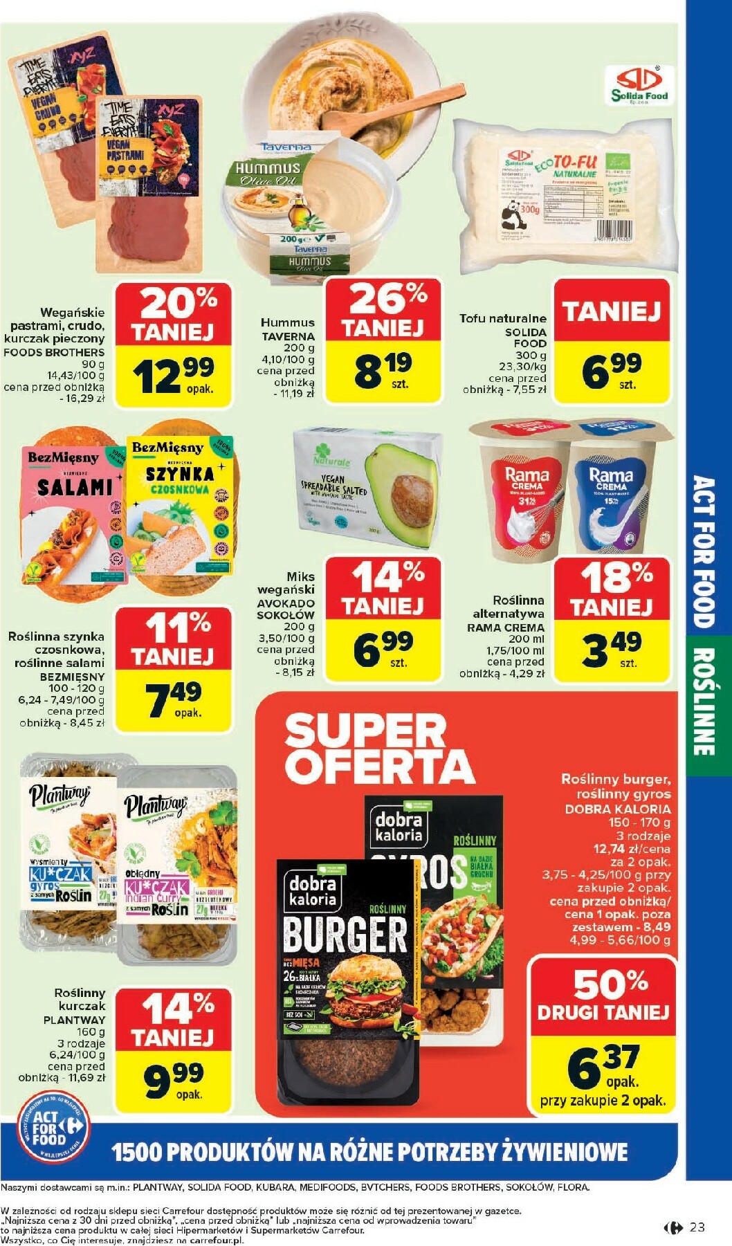 carrefour - Gazetka Carrefour - Act for food - ważna od 03.11. do 15.11. - page: 23