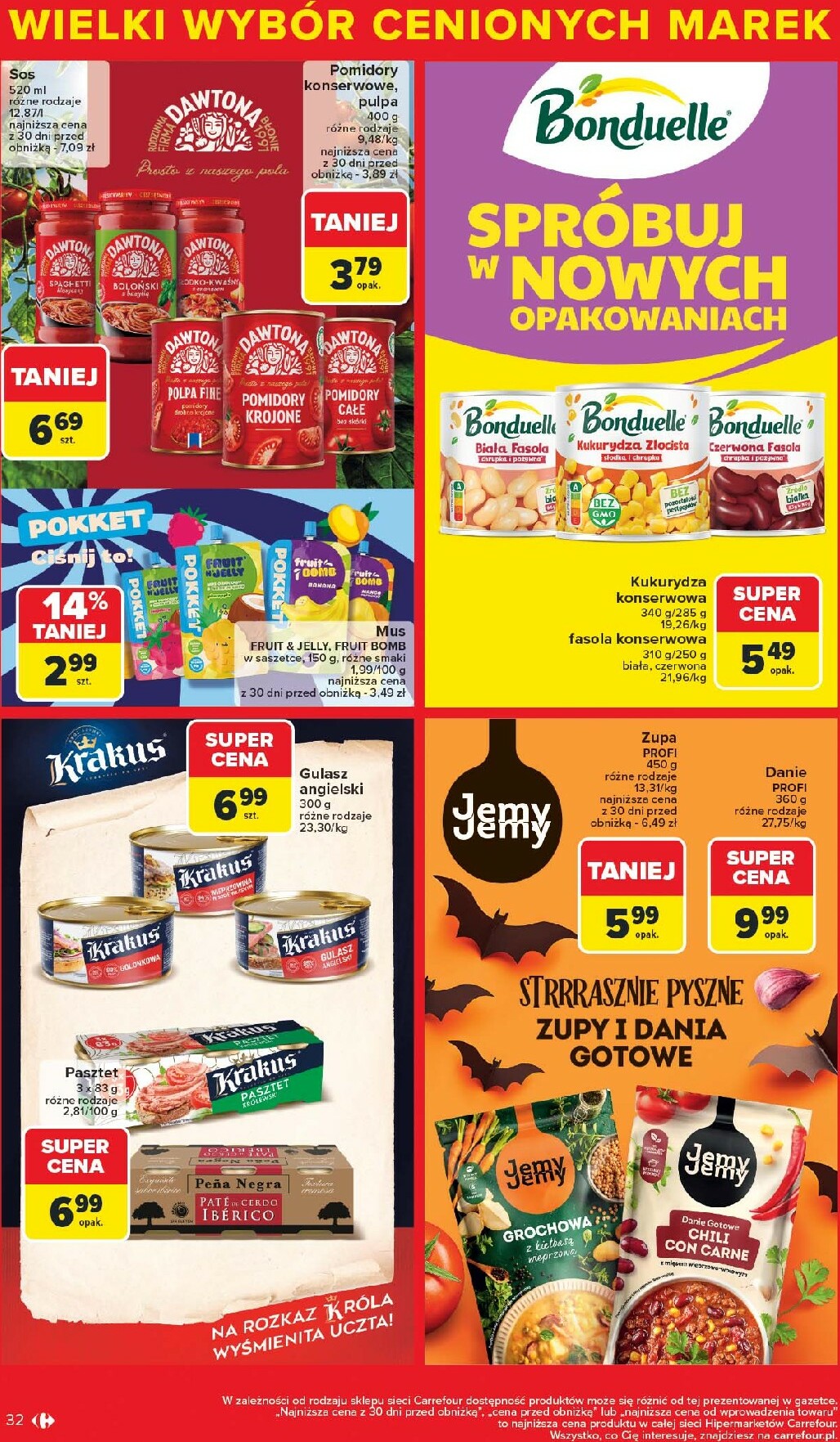 carrefour - Gazetka Carrefour - Markowe atrakcje cenowe od poiedziałku - ważna od 27.10. do 08.11. - page: 34