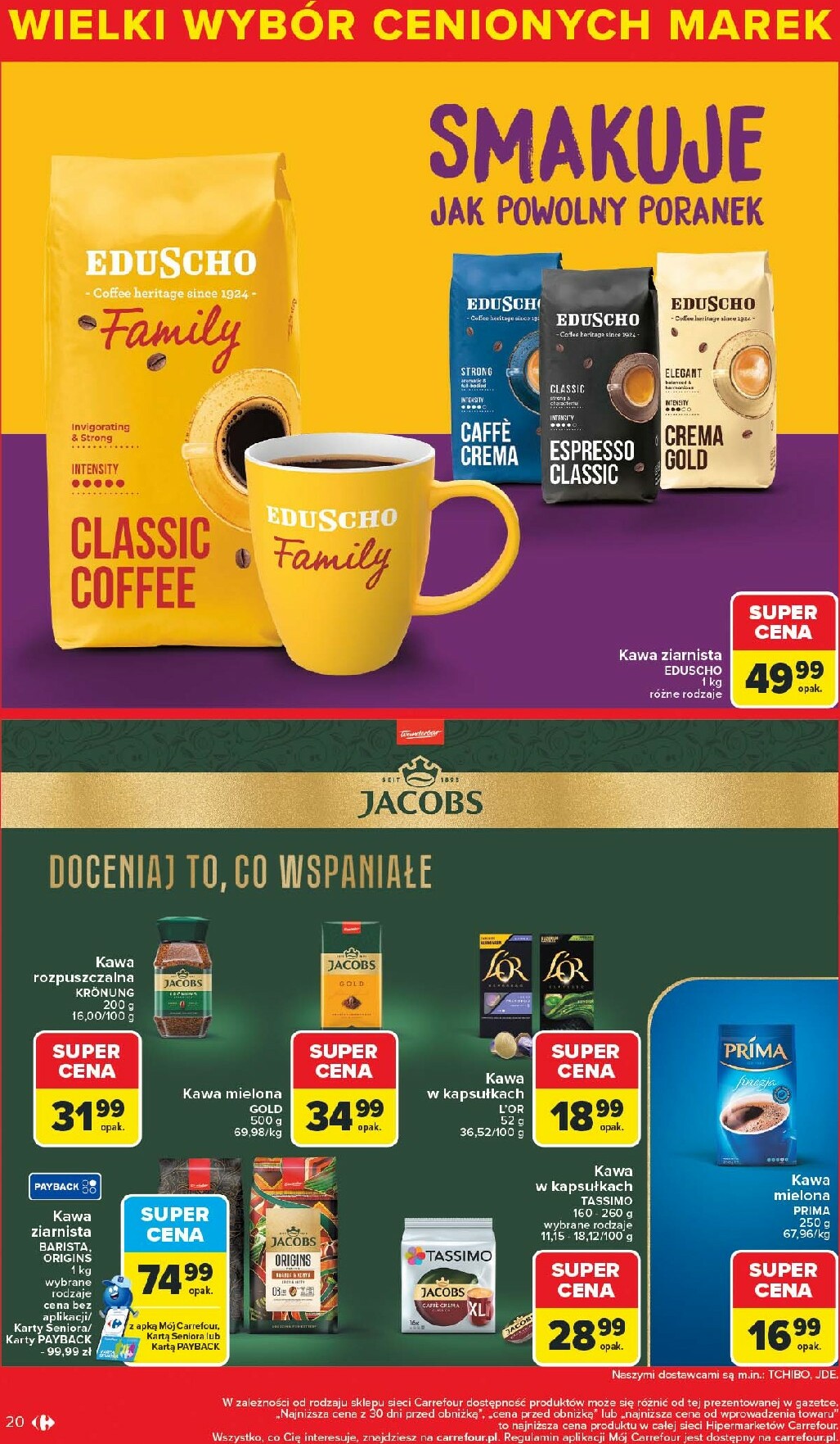 carrefour - Gazetka Carrefour - Markowe atrakcje cenowe od poiedziałku - ważna od 27.10. do 08.11. - page: 22
