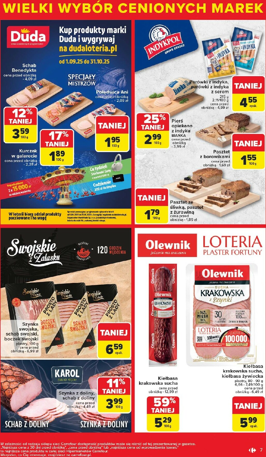 carrefour - Gazetka Carrefour - Markowe atrakcje cenowe od poiedziałku - ważna od 27.10. do 08.11. - page: 9