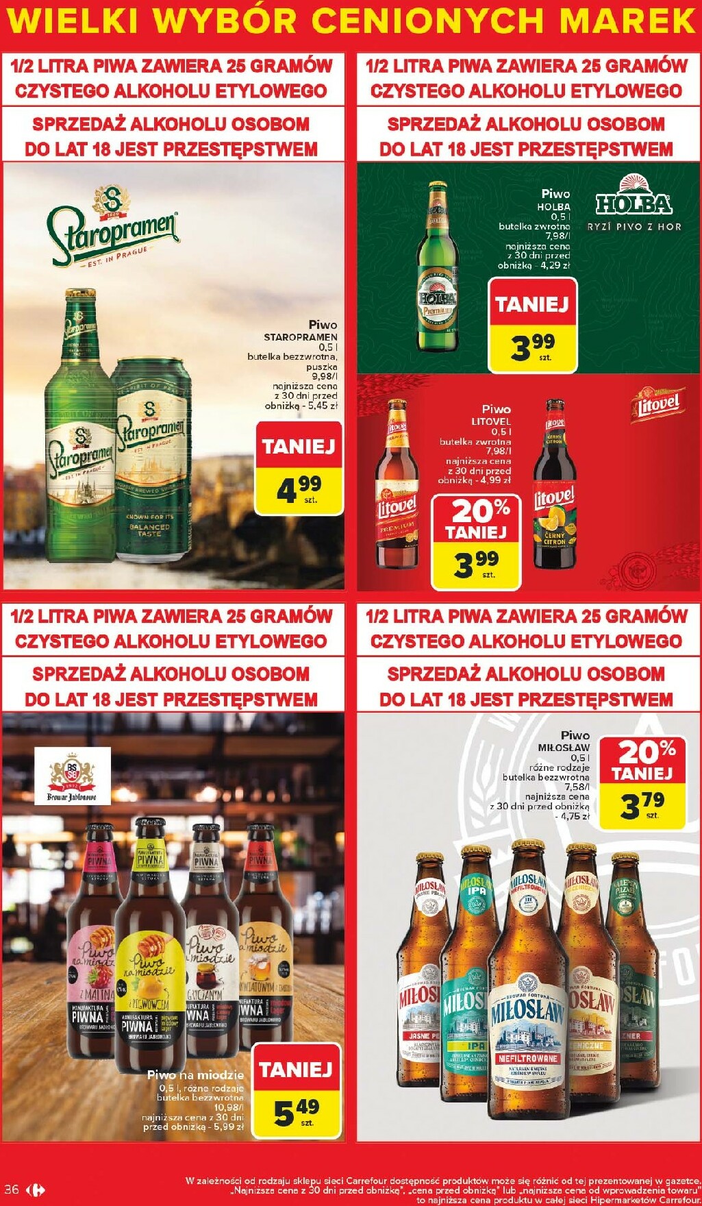 carrefour - Gazetka Carrefour - Markowe atrakcje cenowe od poiedziałku - ważna od 27.10. do 08.11. - page: 38