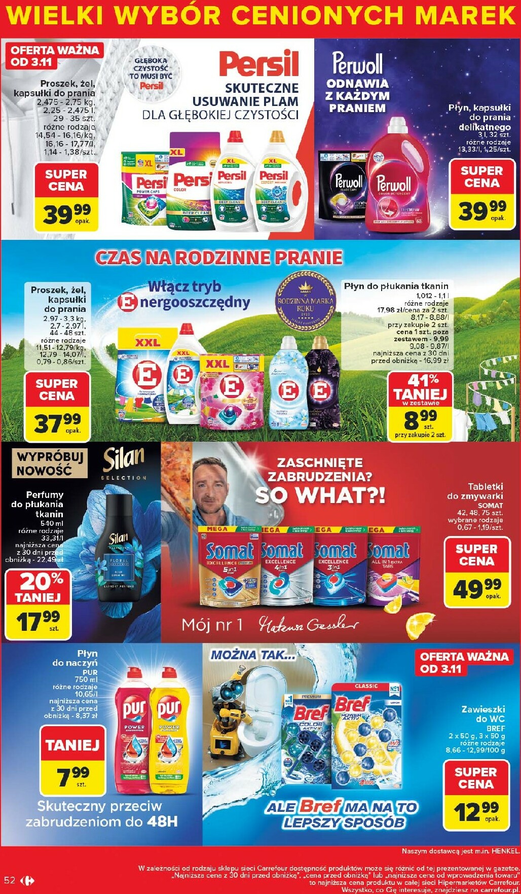 carrefour - Gazetka Carrefour - Markowe atrakcje cenowe od poiedziałku - ważna od 27.10. do 08.11. - page: 54
