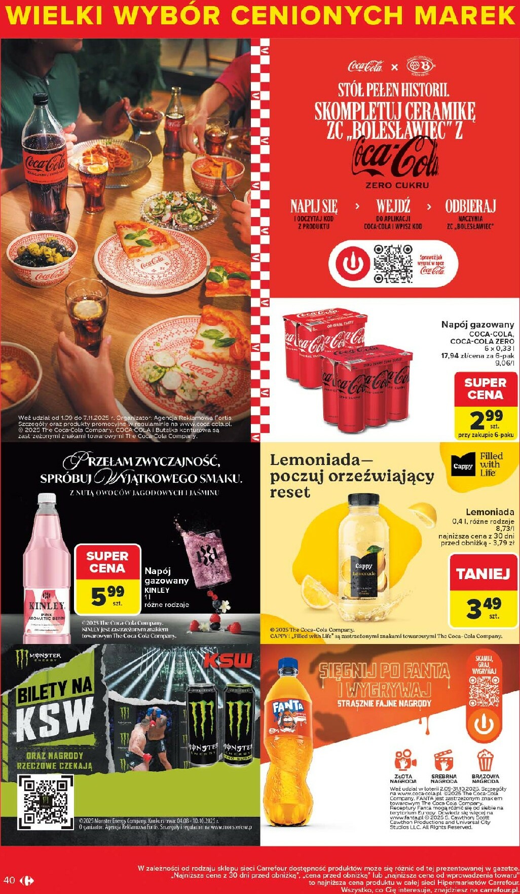 carrefour - Gazetka Carrefour - Markowe atrakcje cenowe od poiedziałku - ważna od 27.10. do 08.11. - page: 42